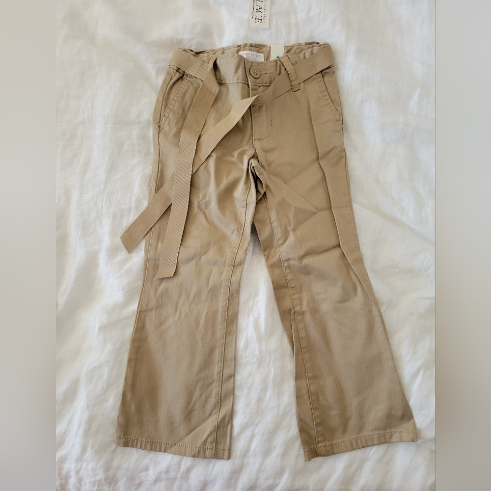 Girls uniform khaki pants